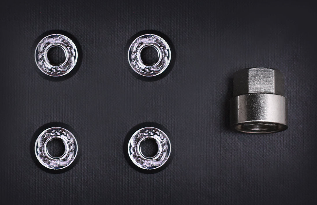 Jeep Wrangler HINGE SECURITY NUTS - JEEP CANDY - JEEP WRANGLER CJ7/YJ/TJ (Designed for model year 1976 - 2006)